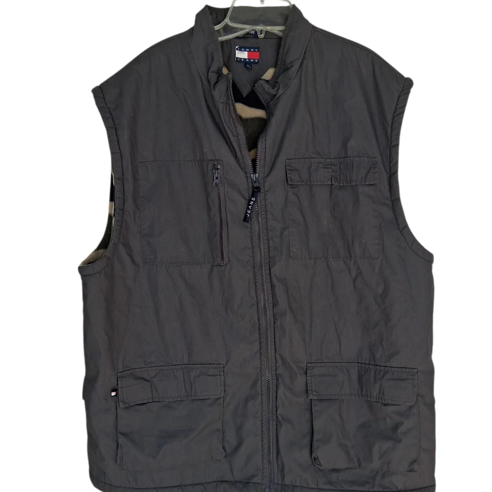 Tommy Hilfiger Men's Blanket Lined Vest Size XL Grey - Picture 7 of 7